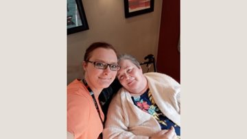 Baking fun at Callands care home
